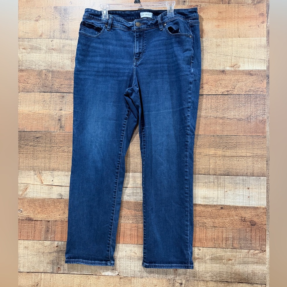 Lane Bryant Dark Blue Straight Leg Jeans Size 18